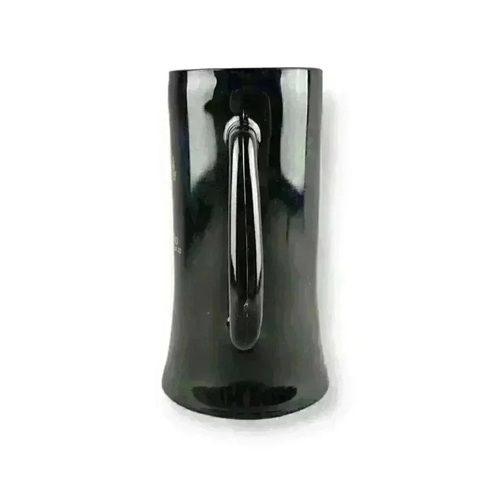 Virgo Zodiac Vintage Astrology Black Milk Glass Beer Stein Tankard Coffee Mug - Picture 4 of 7